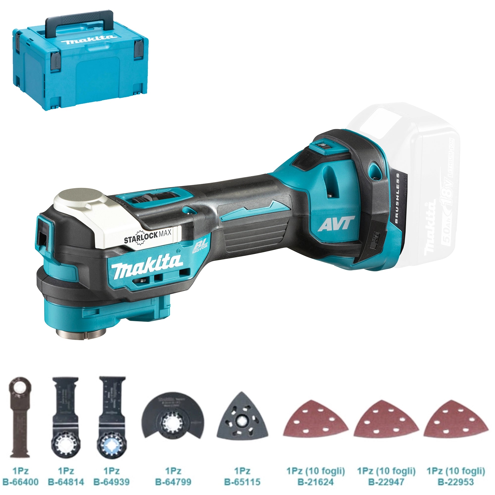 Multifunzione Makita DTM52ZX1 18V