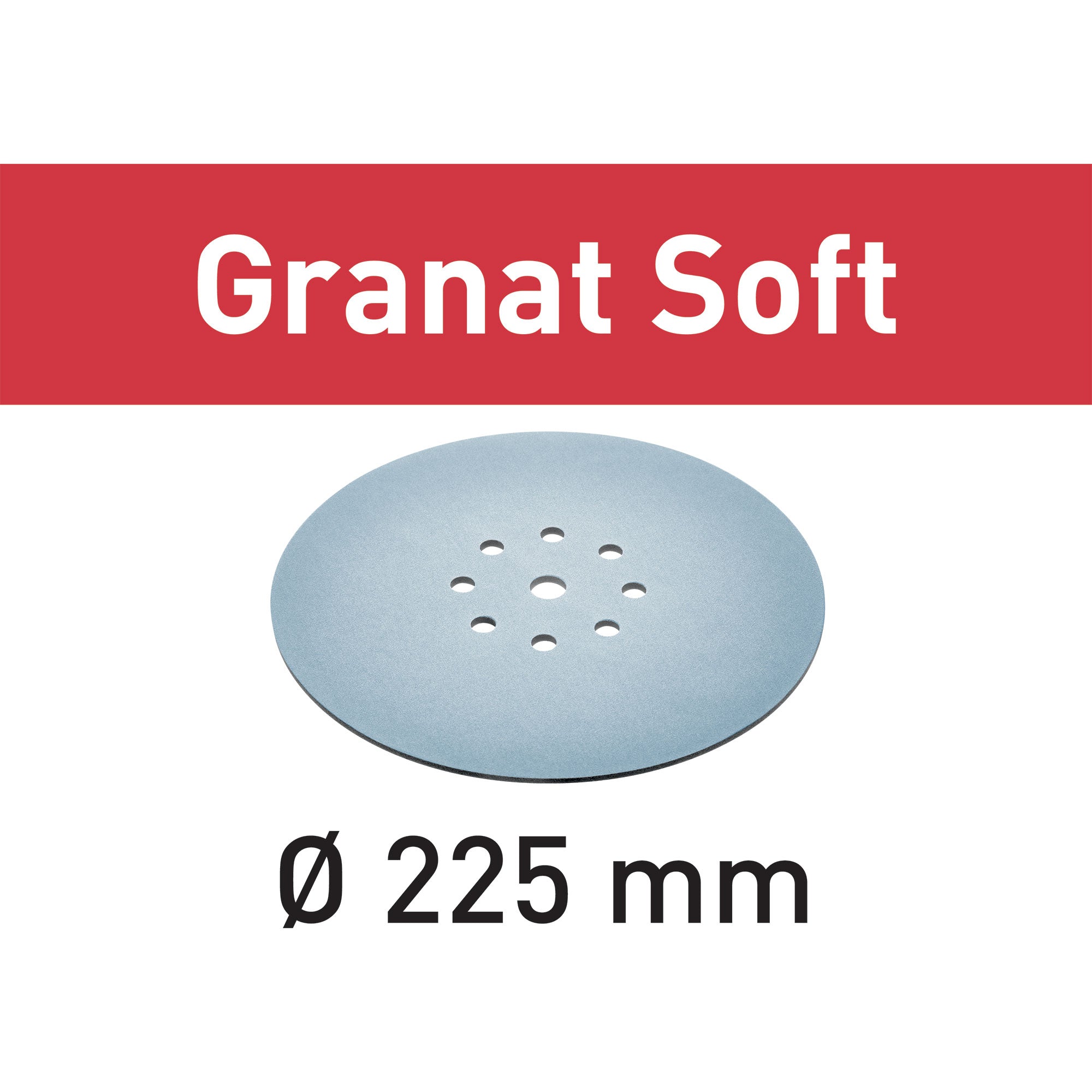 Disco abrasivo Granat Soft STF D225 P120 GR S/25