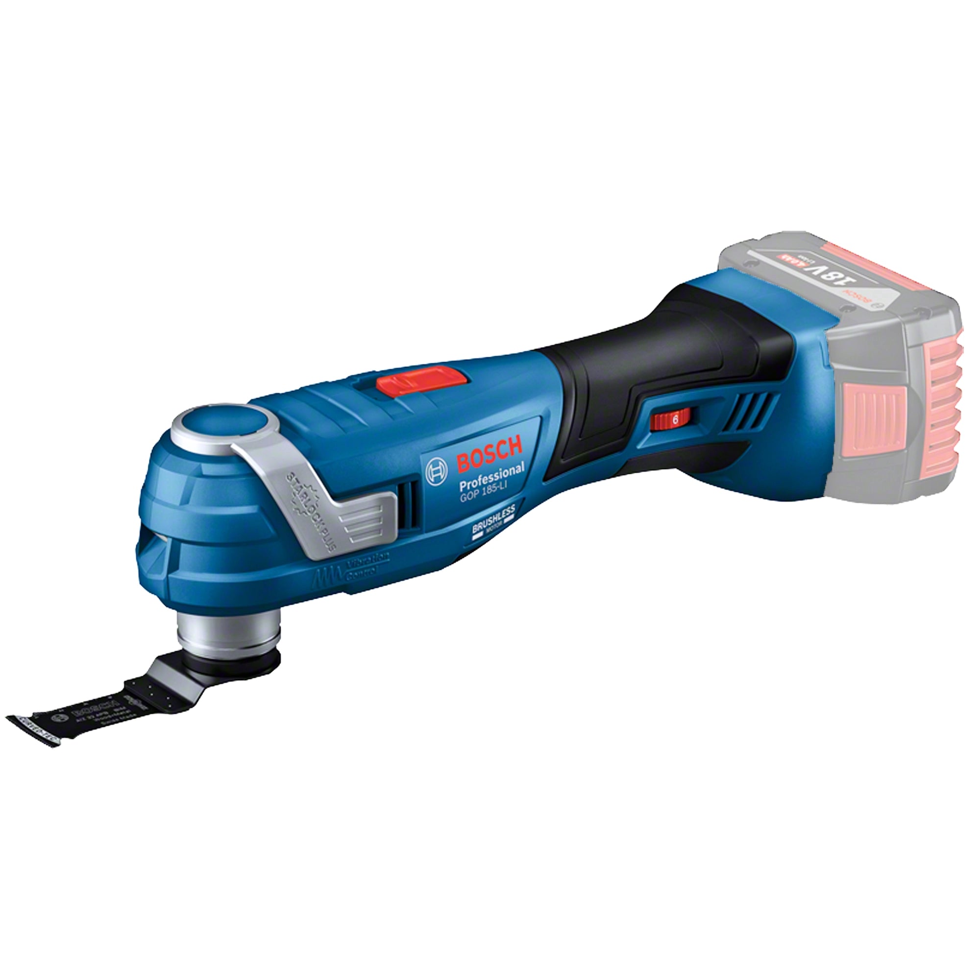 Multifunzione Bosch GOP 18V-34 + Set Lame 18V