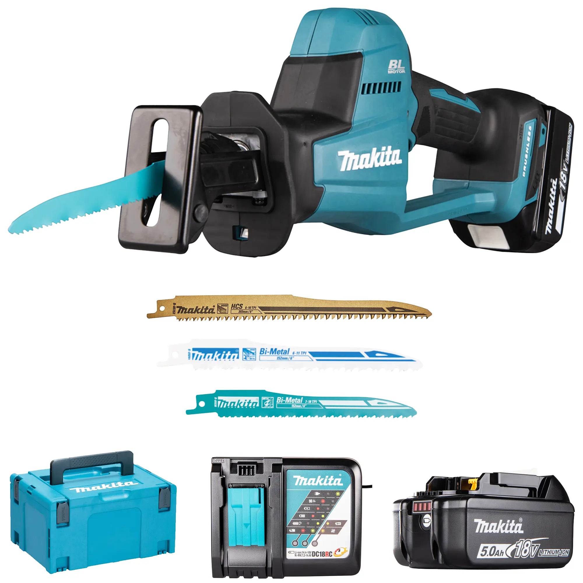 Seghetto diritto Makita DJR189RTJ 18V 5Ah