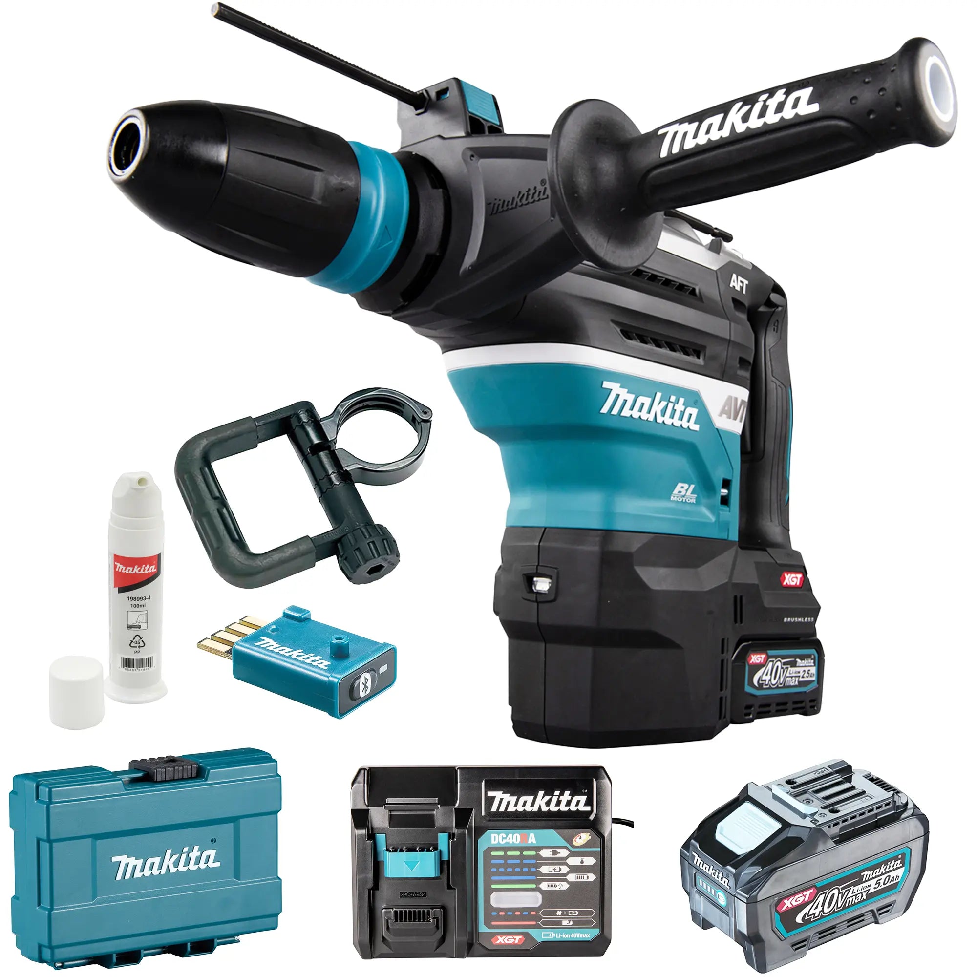 Martello Demolitore Rotativo Makita HR005GT202 40V 5Ah