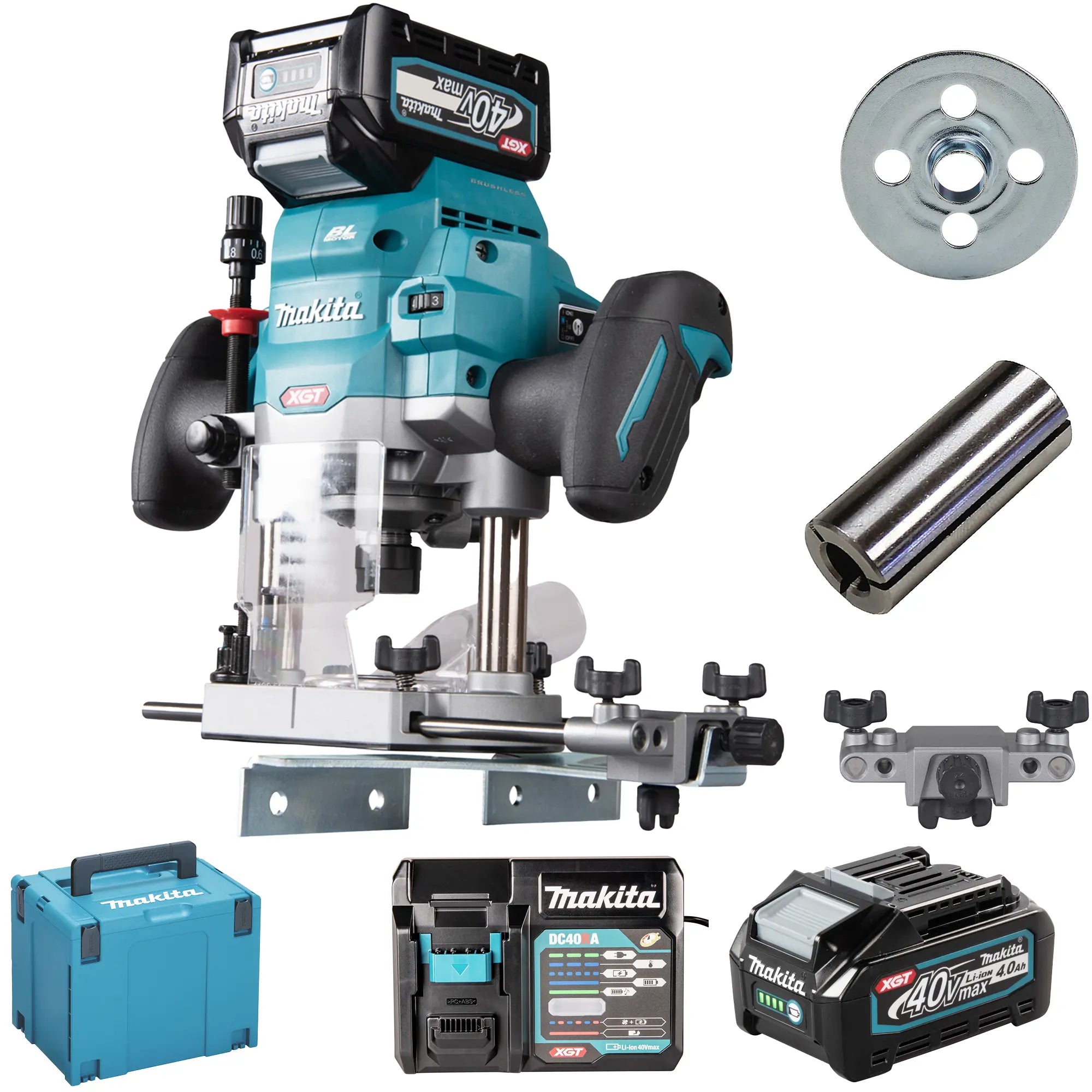 Fresatrice verticale Makita RP001GM201 40V 4Ah