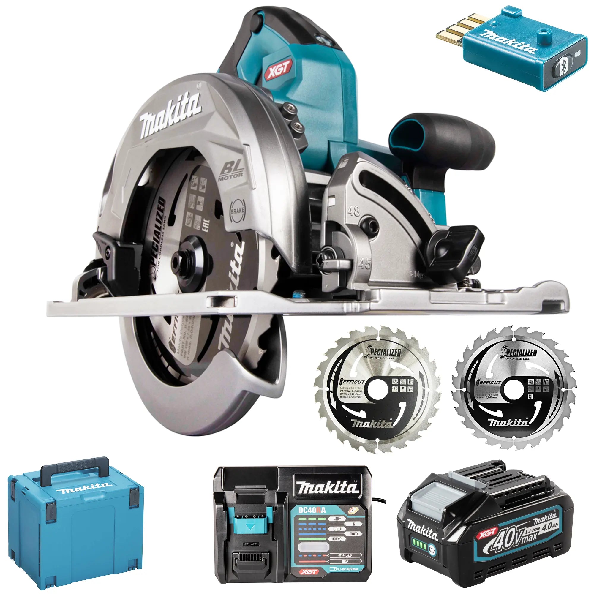 Sega circolare Makita HS004GM202 40V 4Ah