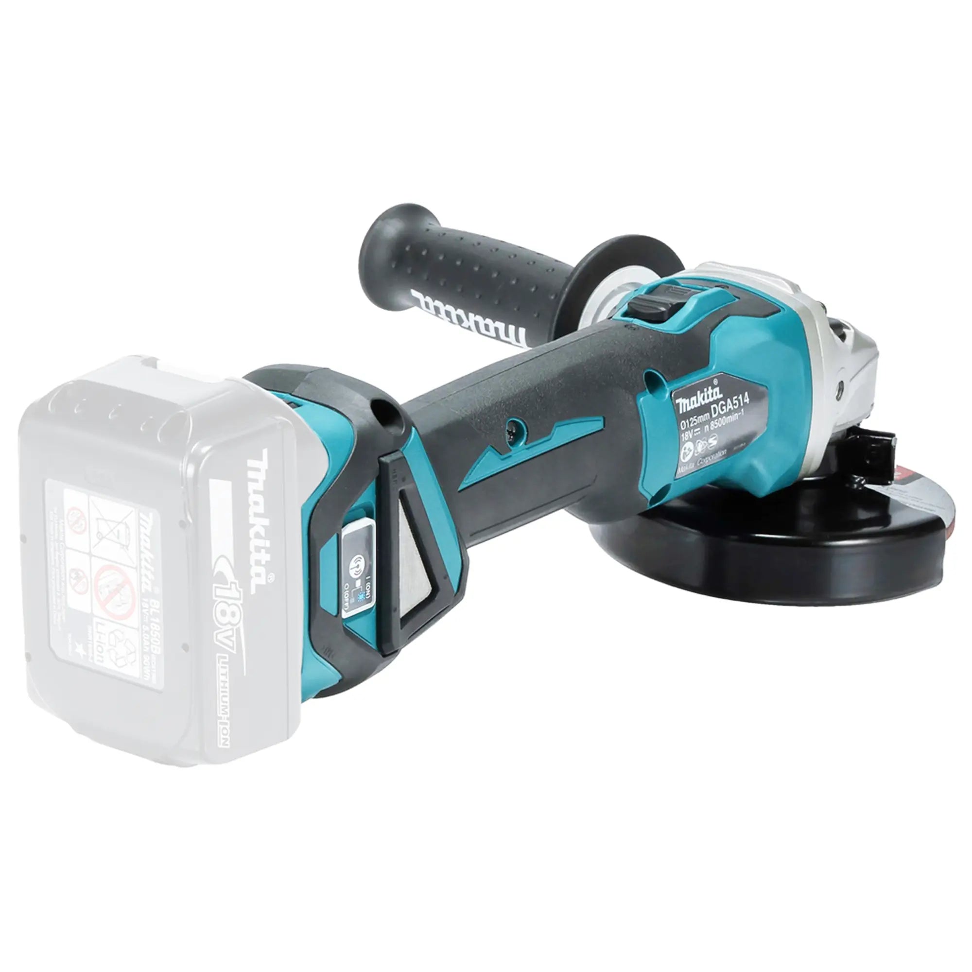 Smerigliatrice Makita DGA514RTJU 18V 5Ah