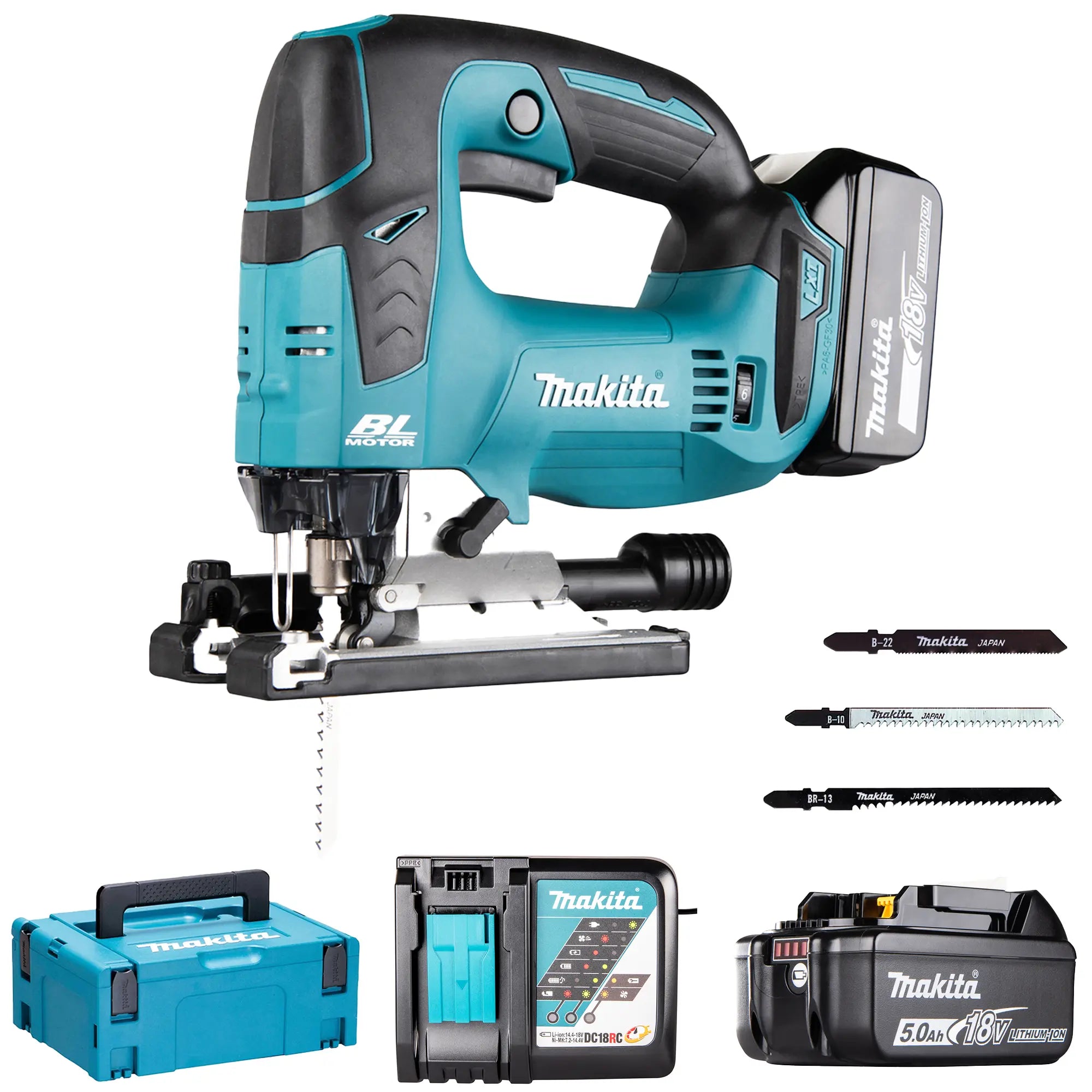 Seghetto Alternativo Makita DJV182RTJ 18V 5Ah