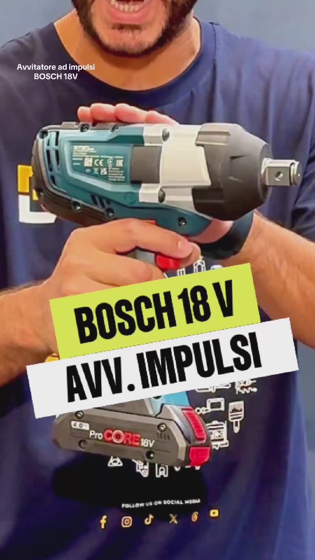 Avvitatore Impulsi Bosch GDS 18V-1050 H