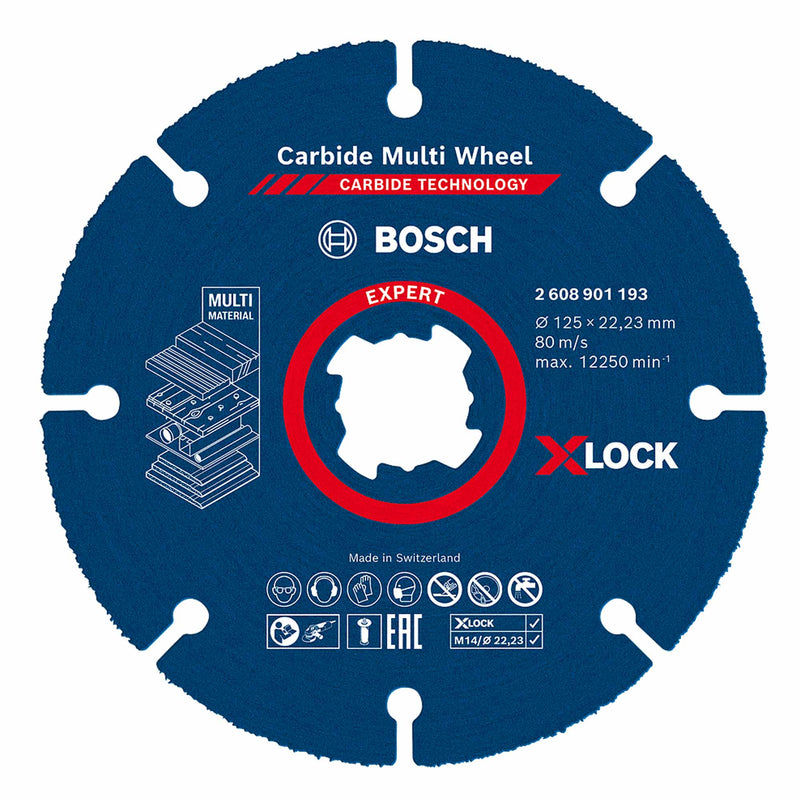 Cutting disc Bosch X-LOCK Expert Carbide Multi Wheel