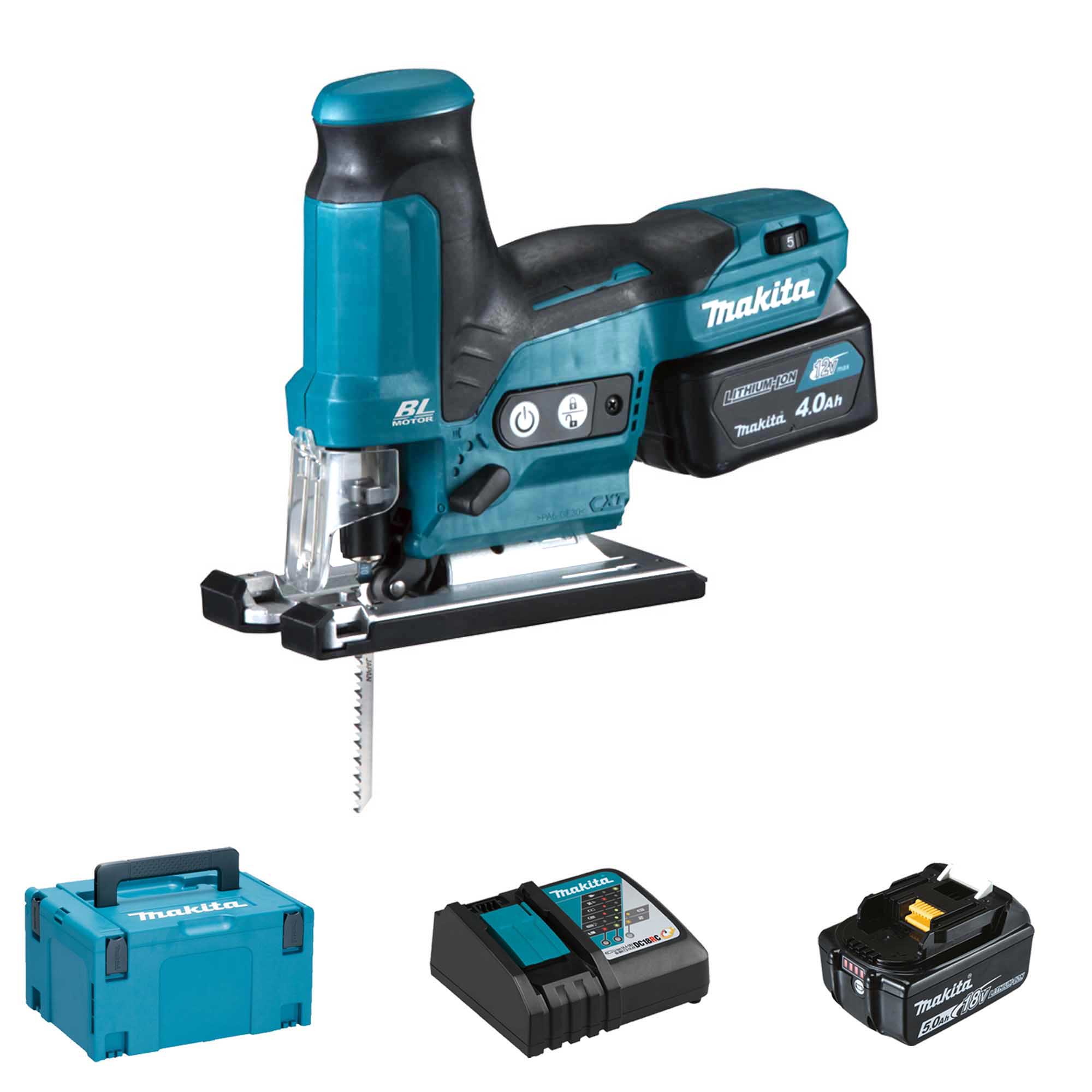 Seghetto alternativo Makita JV102DSMJ 10,8V 4Ah