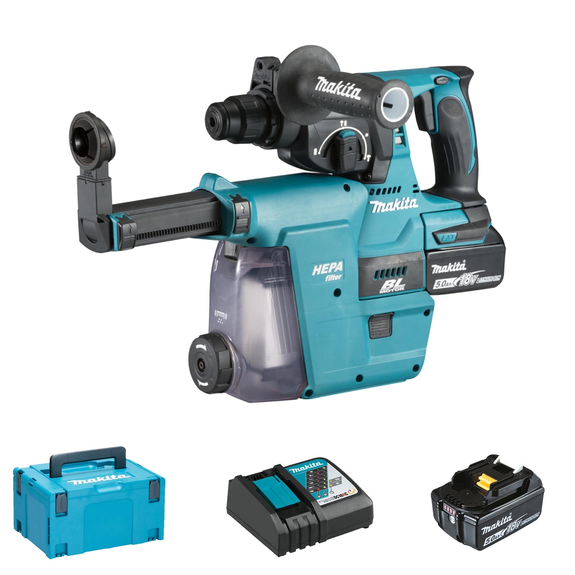 Tassellatore Makita DHR242RTJW 18V 5Ah