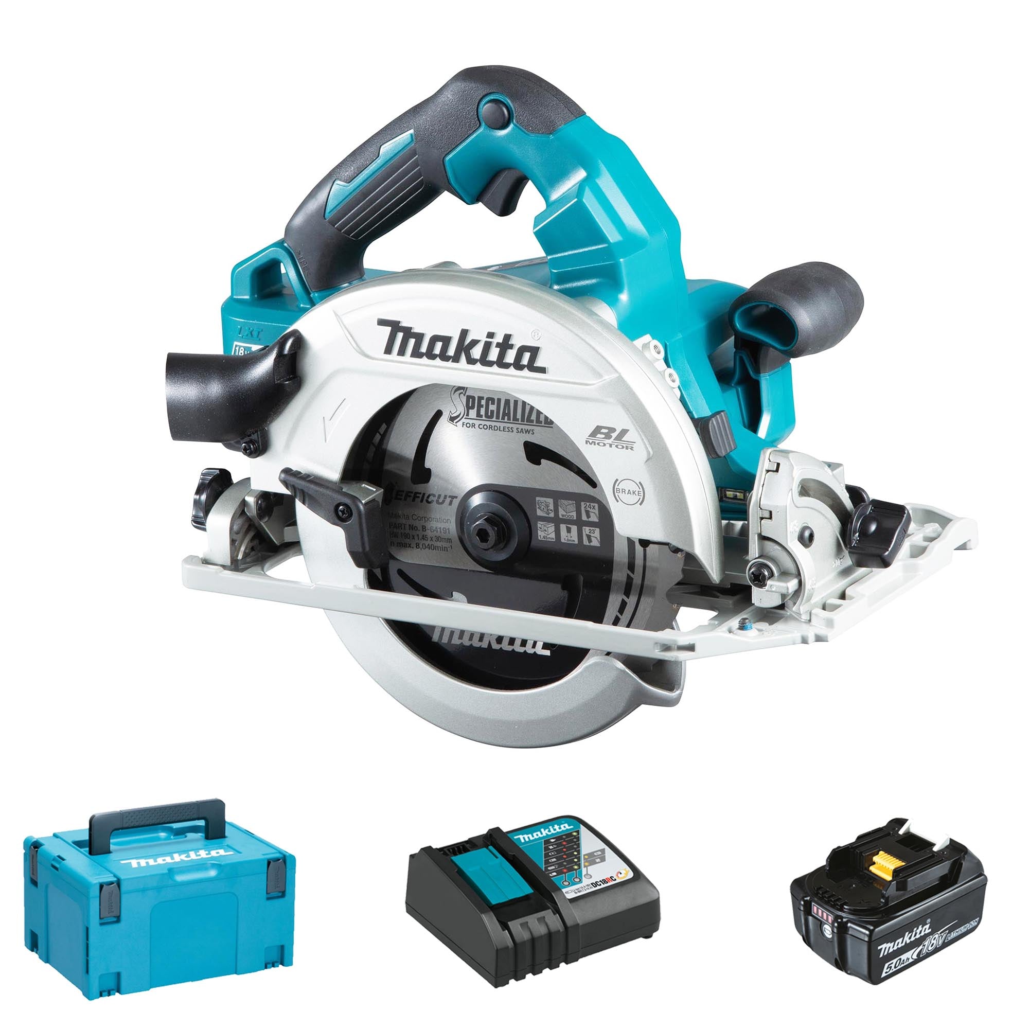 Sega Circolare Makita DHS782PT2J 18V 5Ah