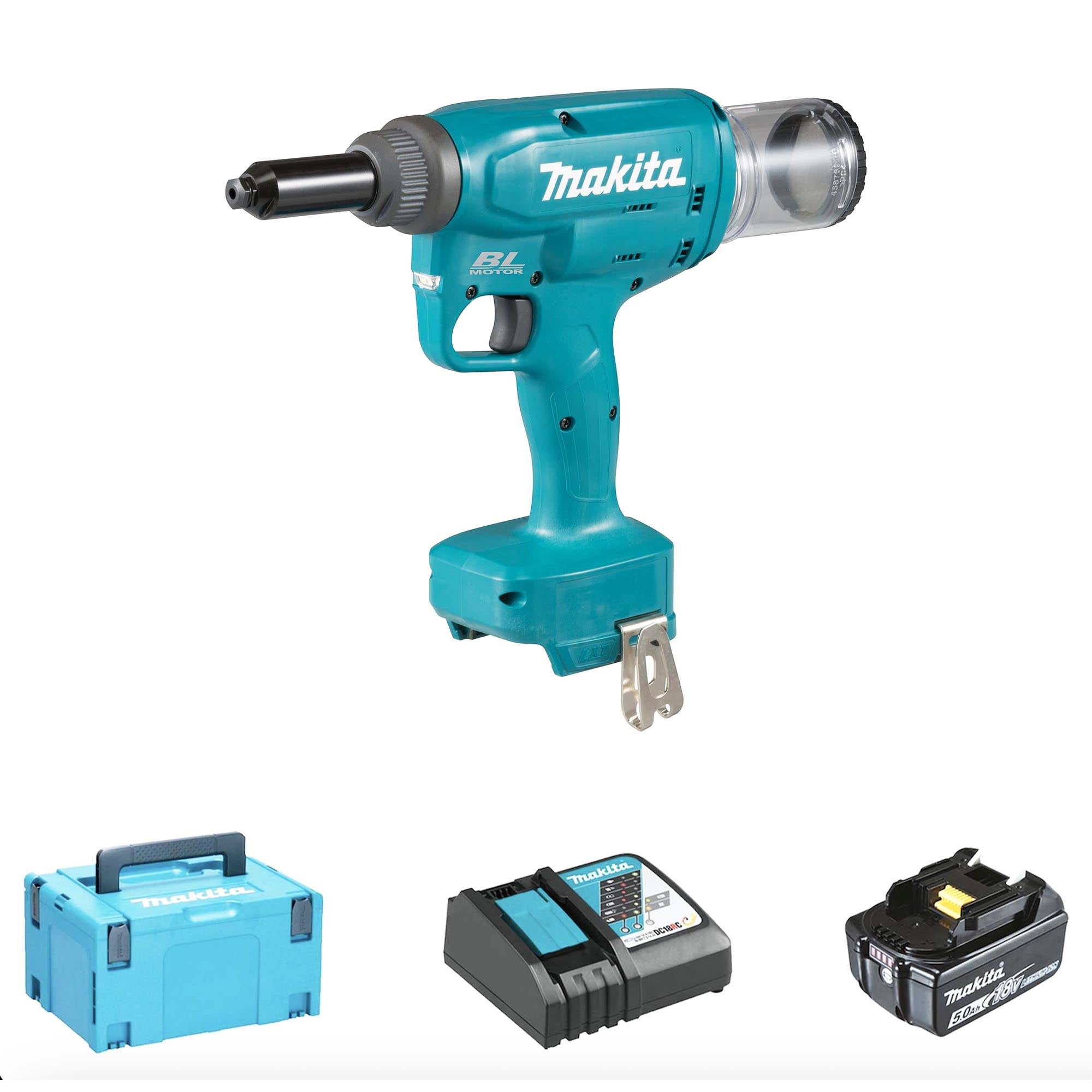 Rivettatrice Makita DRV250RTJ 18V 5Ah