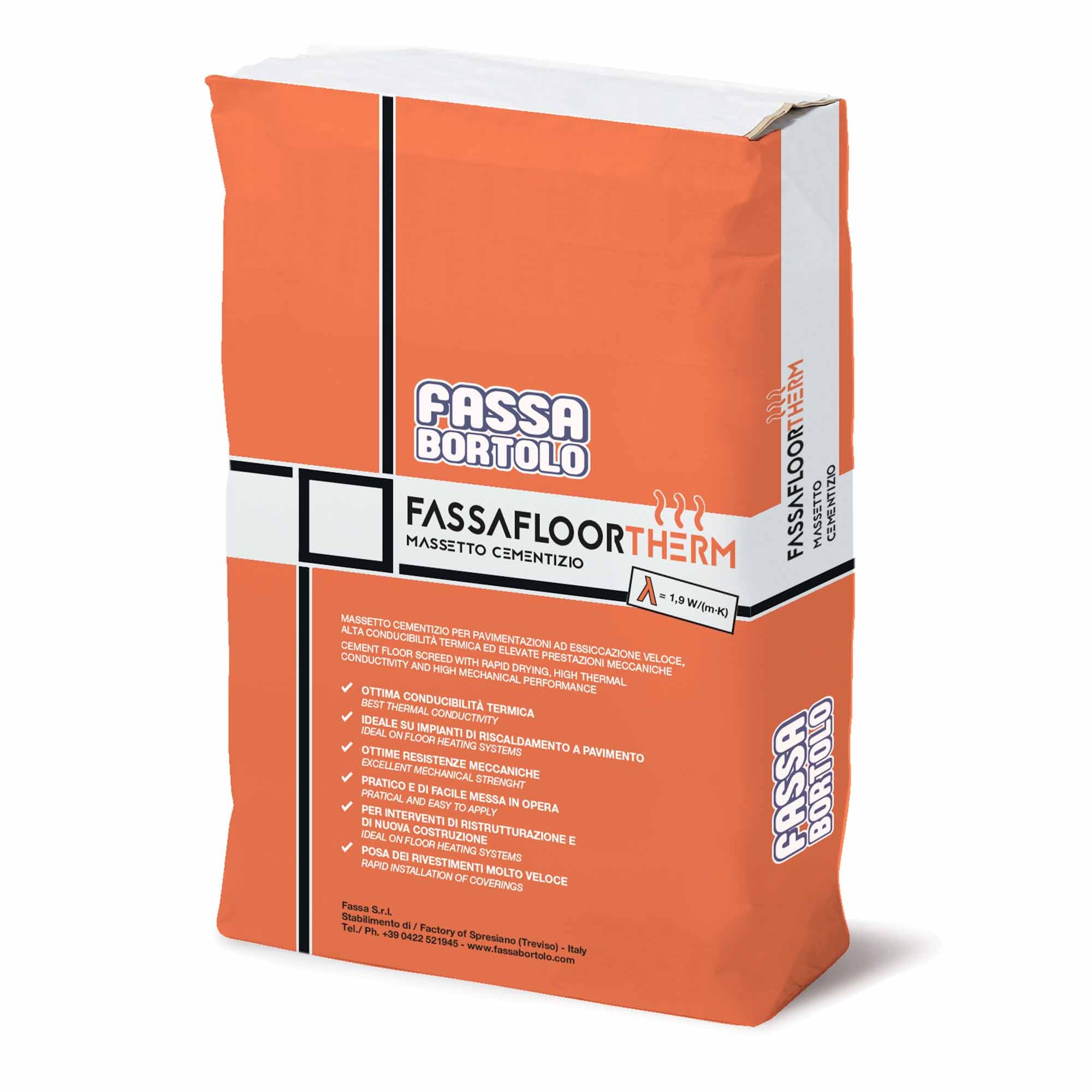 Massetto Rapido Fassa Floor Therm 25kg