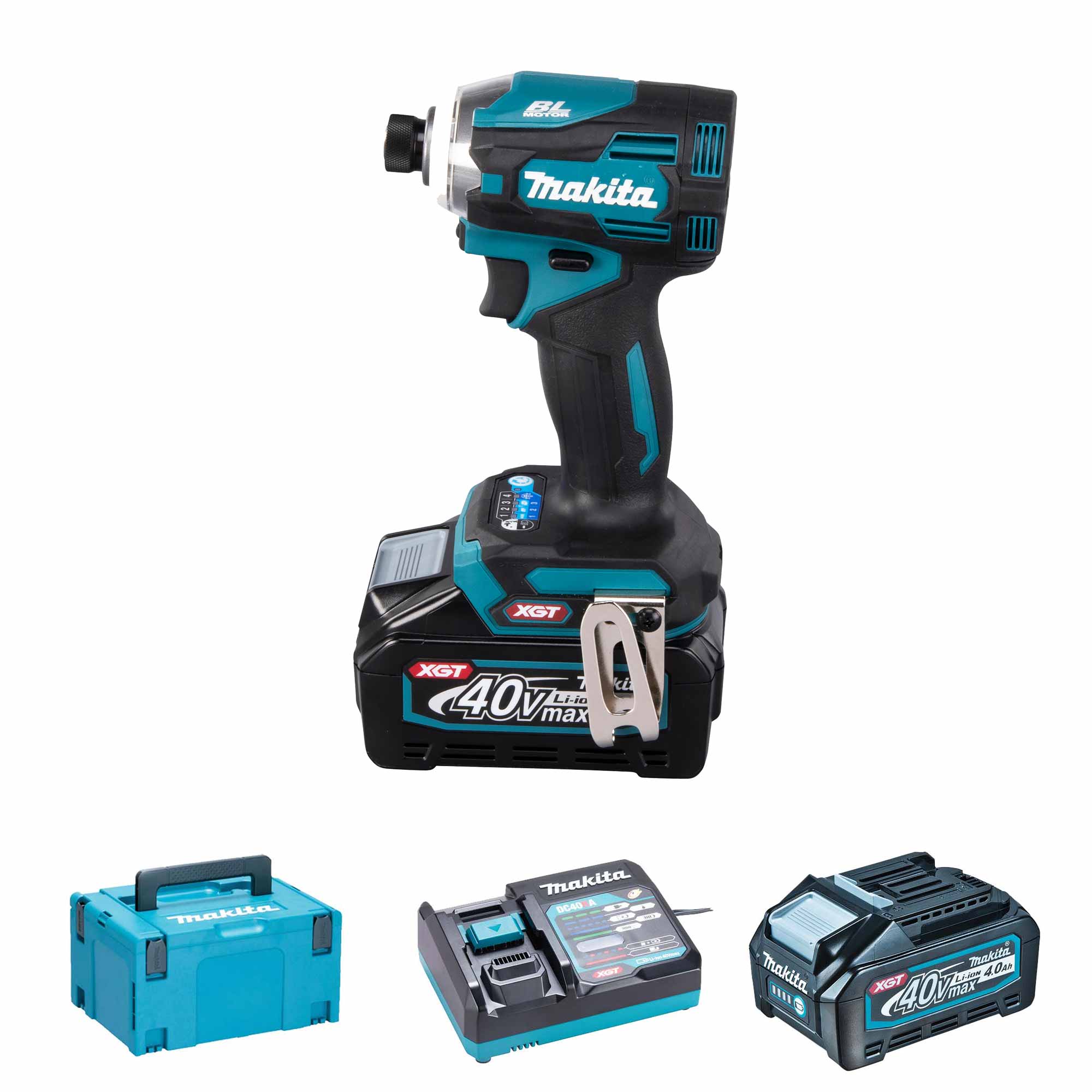 Avvitatore a impulsi Makita TD001GM201 40V 4Ah