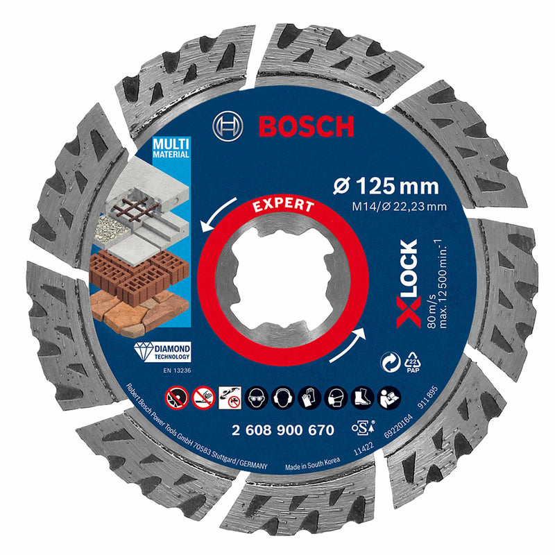 Diamond disc Expert Bosch MultiMaterial X-LOCK
